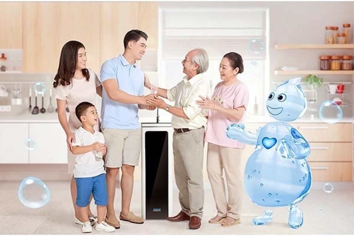 Máy lọc nước giúp cải thiện sức khỏe gia đình